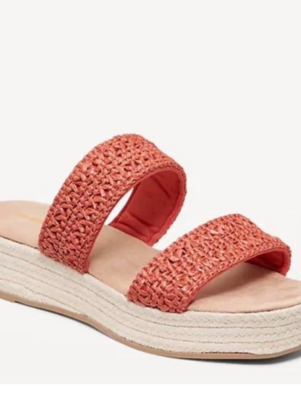 Old Navy Women’s Sz. 8 Orange Espadrilles NWOT